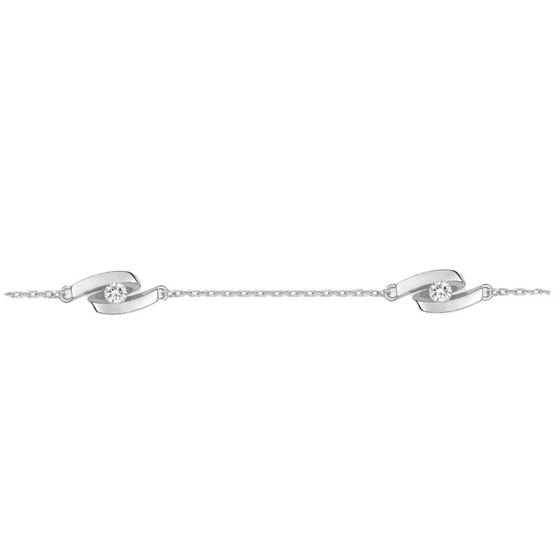 Bracelet Femme - Argent 925 - Longueur : 18 cm