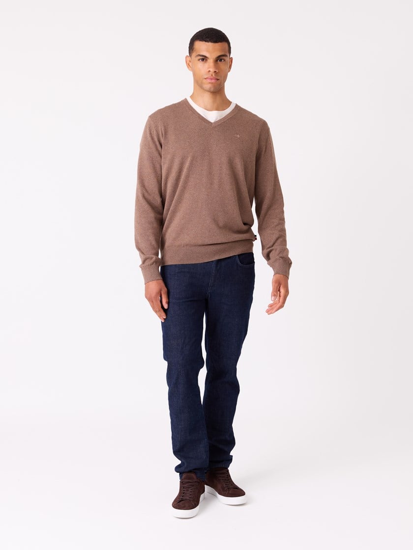 Gerard v-neck Shitake