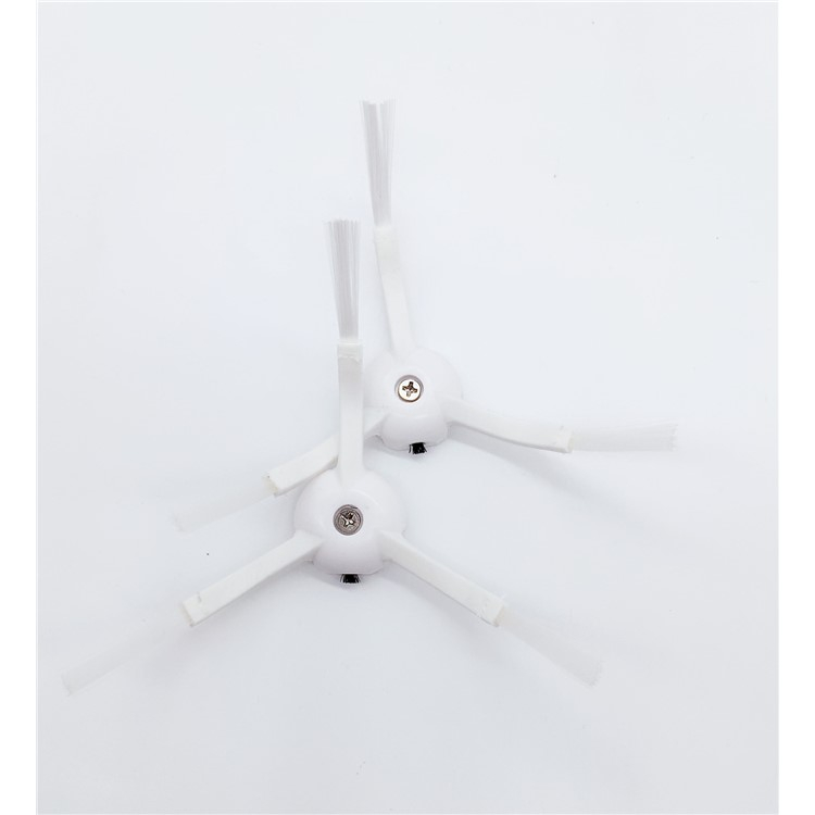 (6-tlg. Set) Ersatz Seiten Bürsten / Hepa Filter / Gummi Lamellen für Roborock Staubsauger Roboter Mijia Xiaowa
