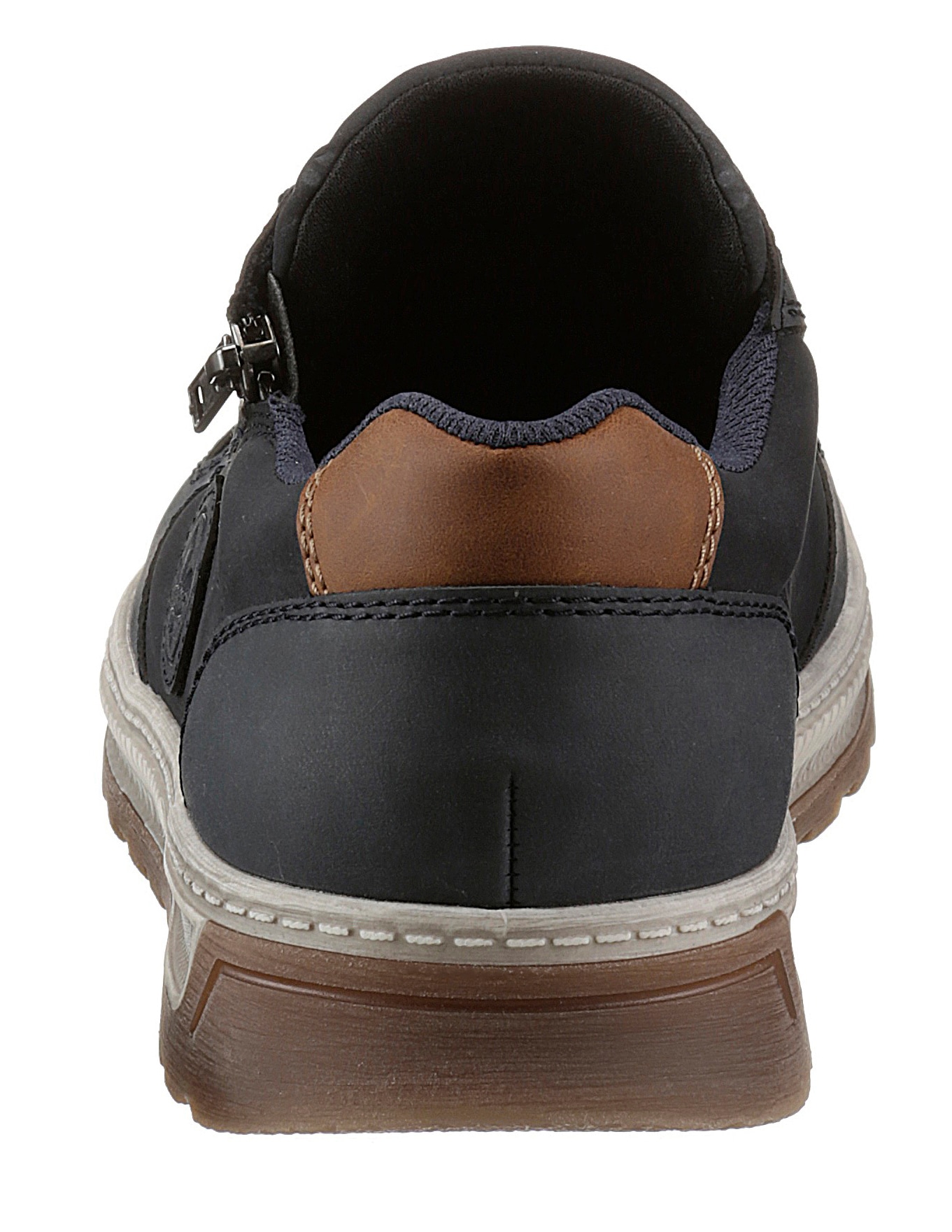 Rieker Sneaker  Freizeitschuh, Halbschuh, Schnürschuh mit Kontrastbesatz