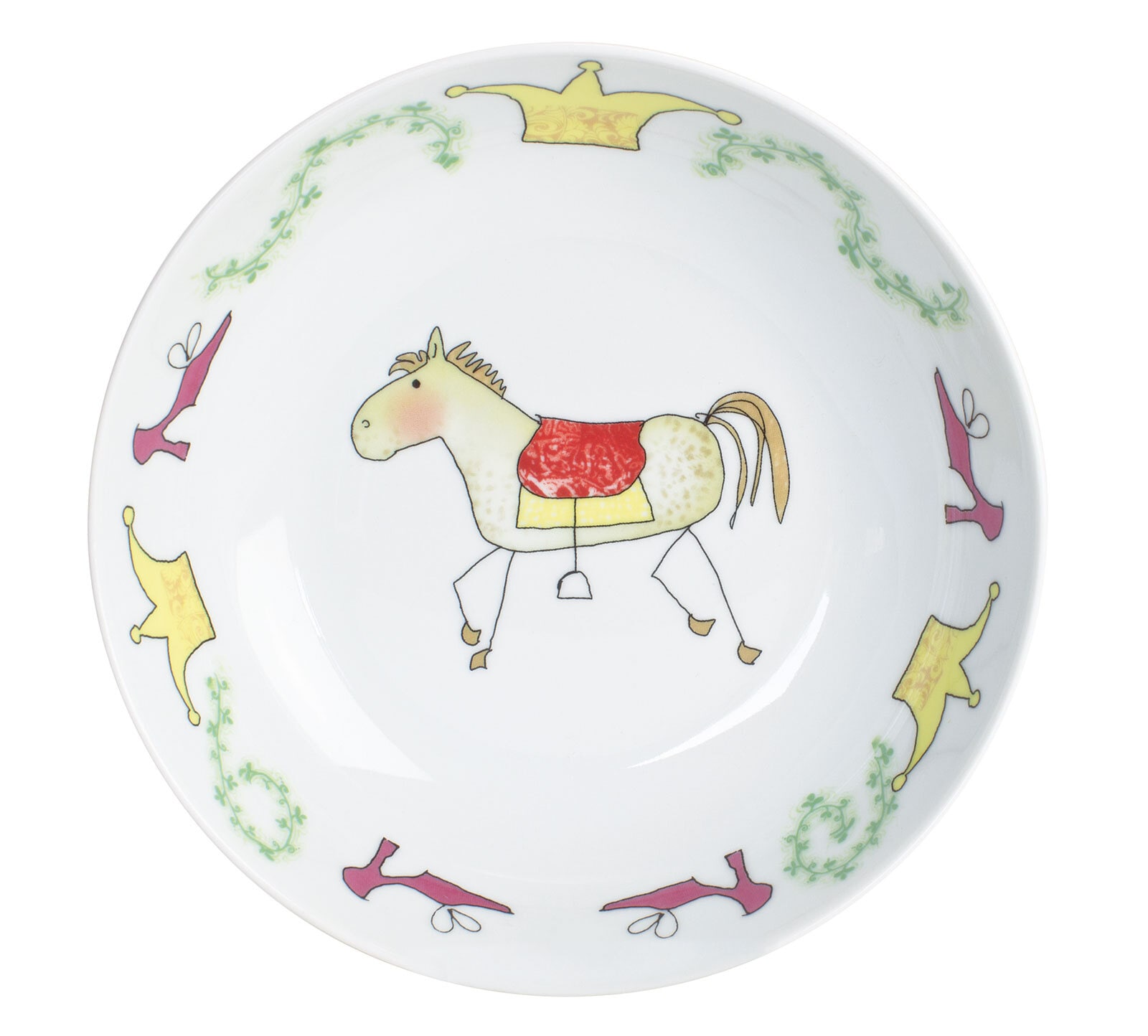 KAHLA Kindergeschirrset KIDS 3-teilig Weiß/ Dekor Märchenprinzessin