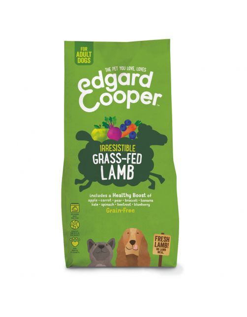 Edgard&Cooper Irresistible Grass-Fed Lamb Adult Lam&Appel&Wortel - Hondenvoer