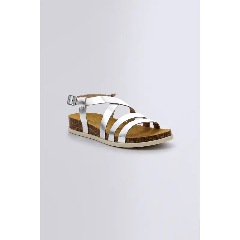 KICK ALICE ARGENT SANDALES Cuir Femme