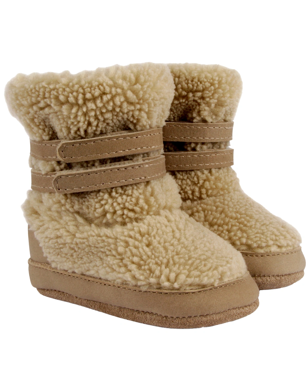 Krabbelschuhe LARISSO gefüttert in beige