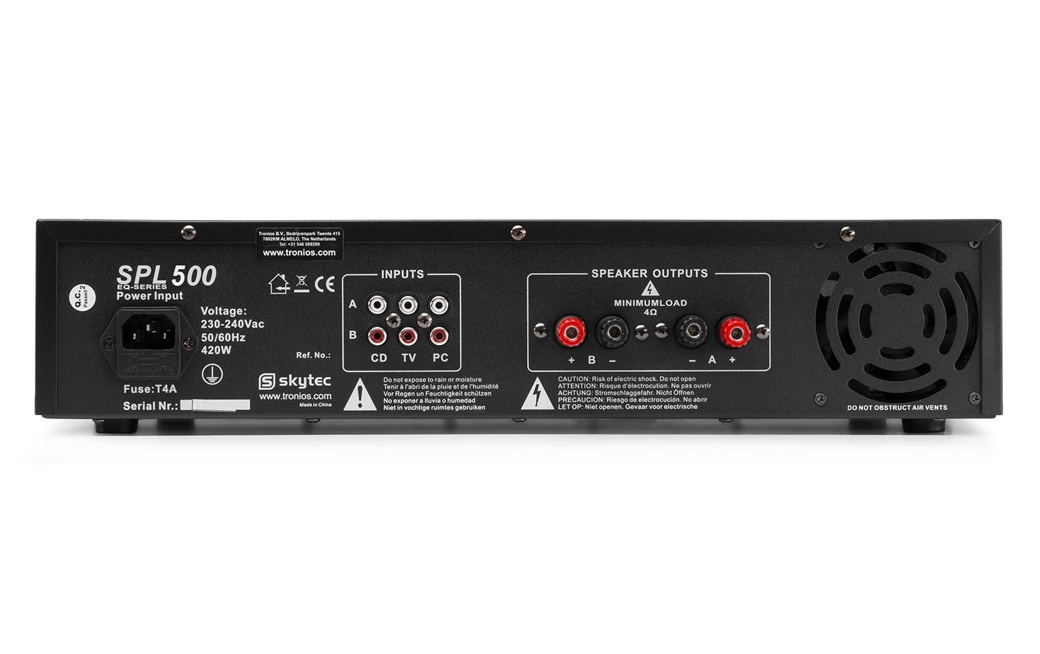 Endstufe SPL 500<br>Endstufe mit 2x 250 Watt