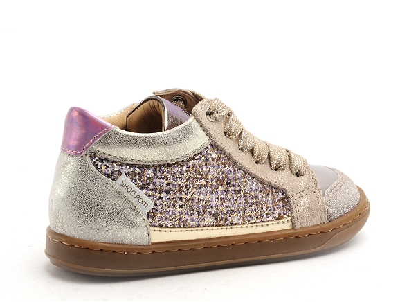 Shoo pom boots bottine bebe bouba connect beige