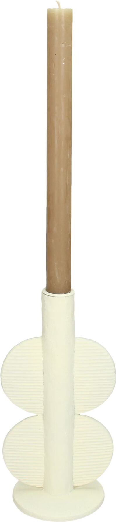HD Collection kandelaar Poly ivoor 13 x 9,4 x 22,2 cm