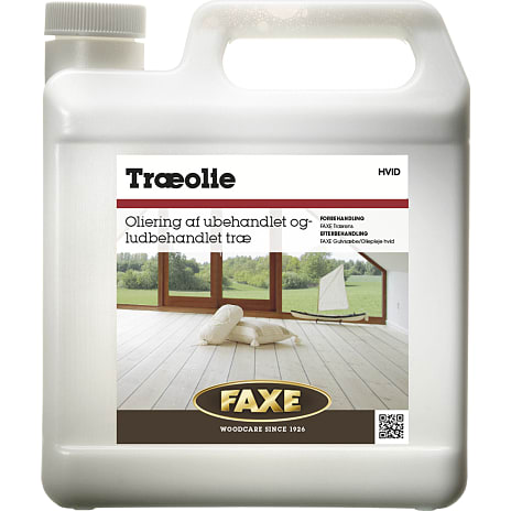 FAXE træolie 1 liter - hvid