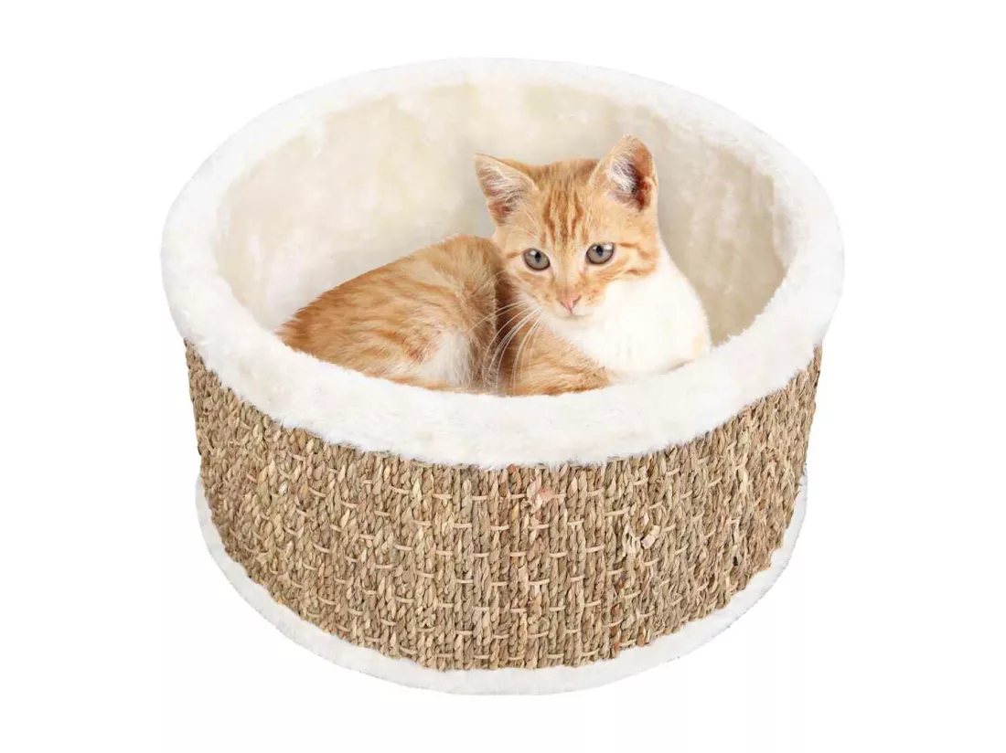 Panier pour chat rond 36 cm Herbiers marins