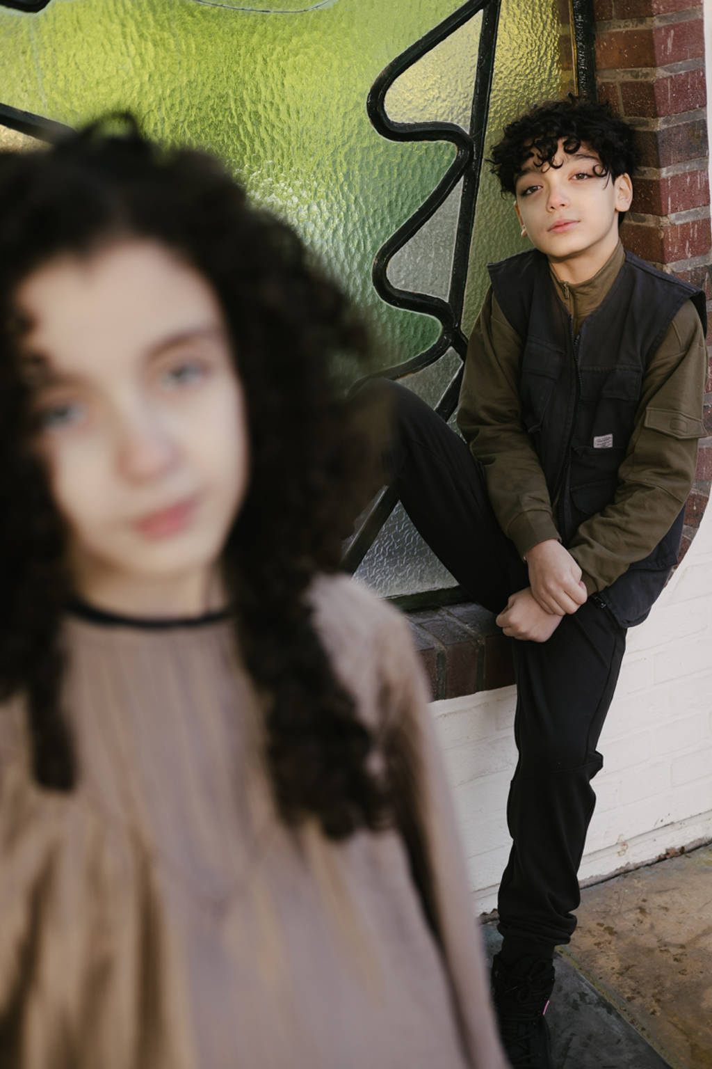 LEVV sweater groen