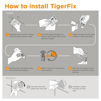 Tiger Tigerfix montageset - 2 stuks