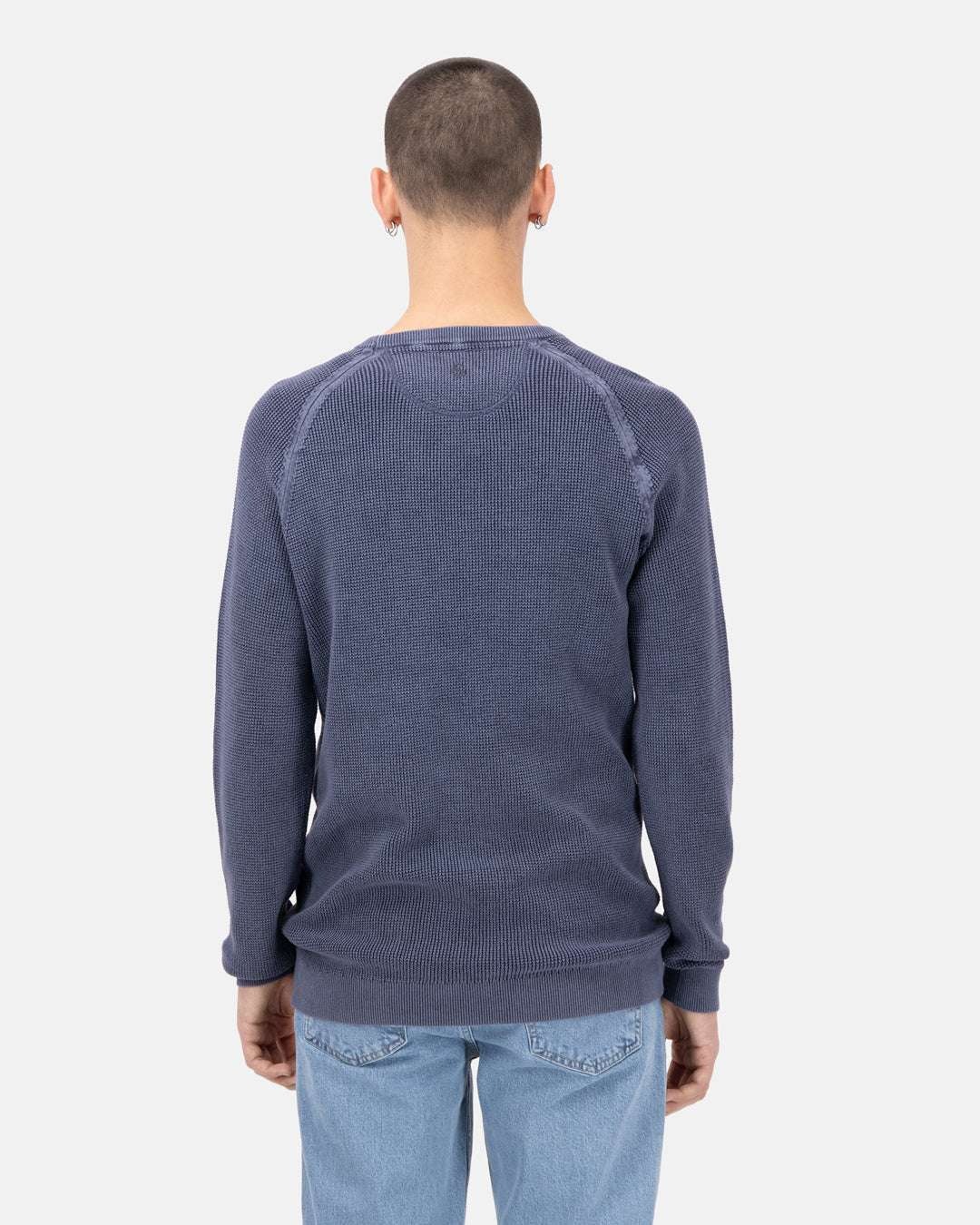 colours & sons Strickpullover »colours & sons Pullover Roundneck-Washed«