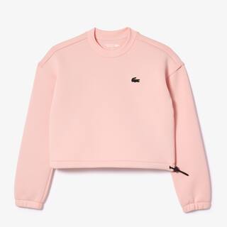 Sweatshirt femme loose fit Lacoste SPORT avec cordon de serrage Sweatshirts - Rose - Lacoste - Femme