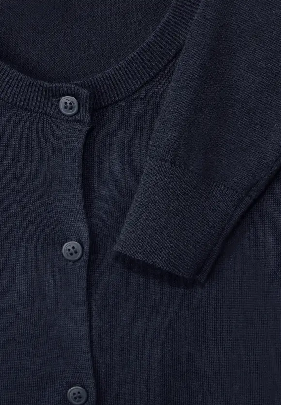 Basic Cardigan - deep blue
