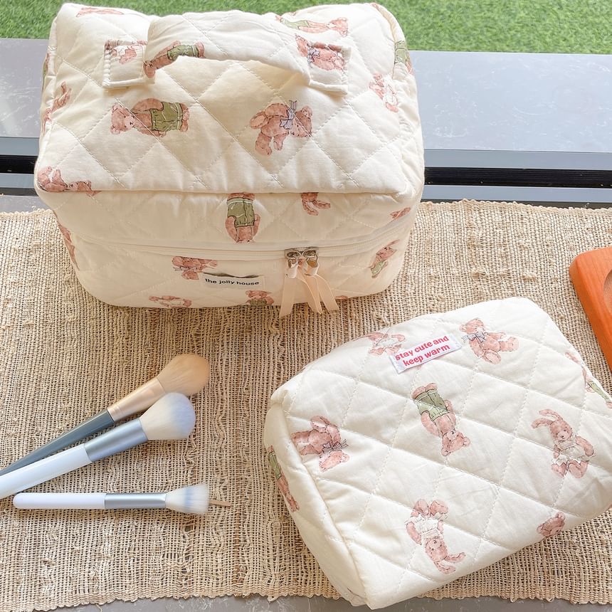 ZenlyHabit - Bear Fabric Make-uptas / Organizertas / Etui