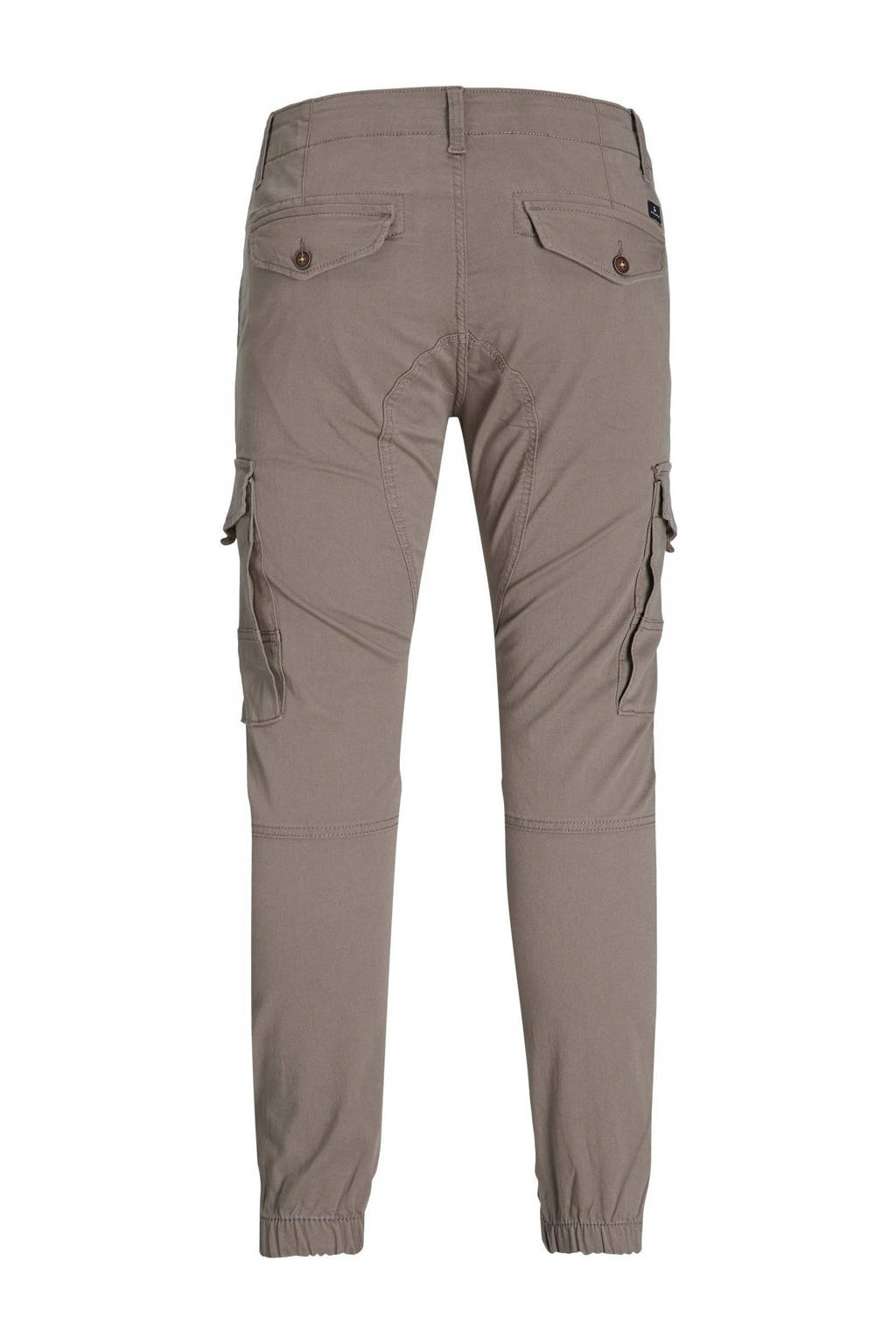 JACK & JONES low waist slim fit cargobroek JPSTPAULbeige