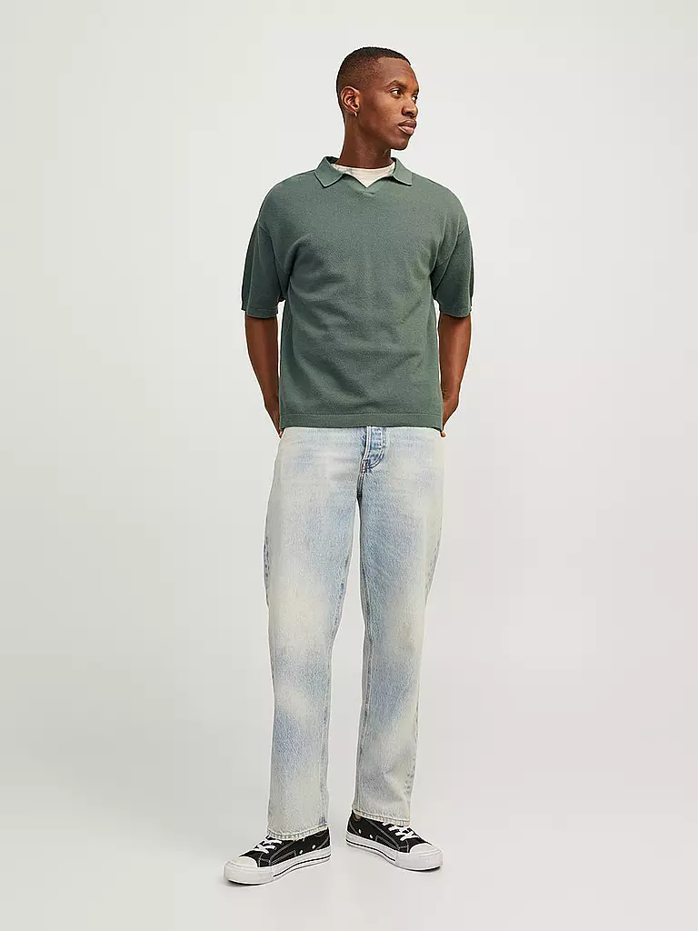 JACK & JONES Poloshirt JORLINEN petrol