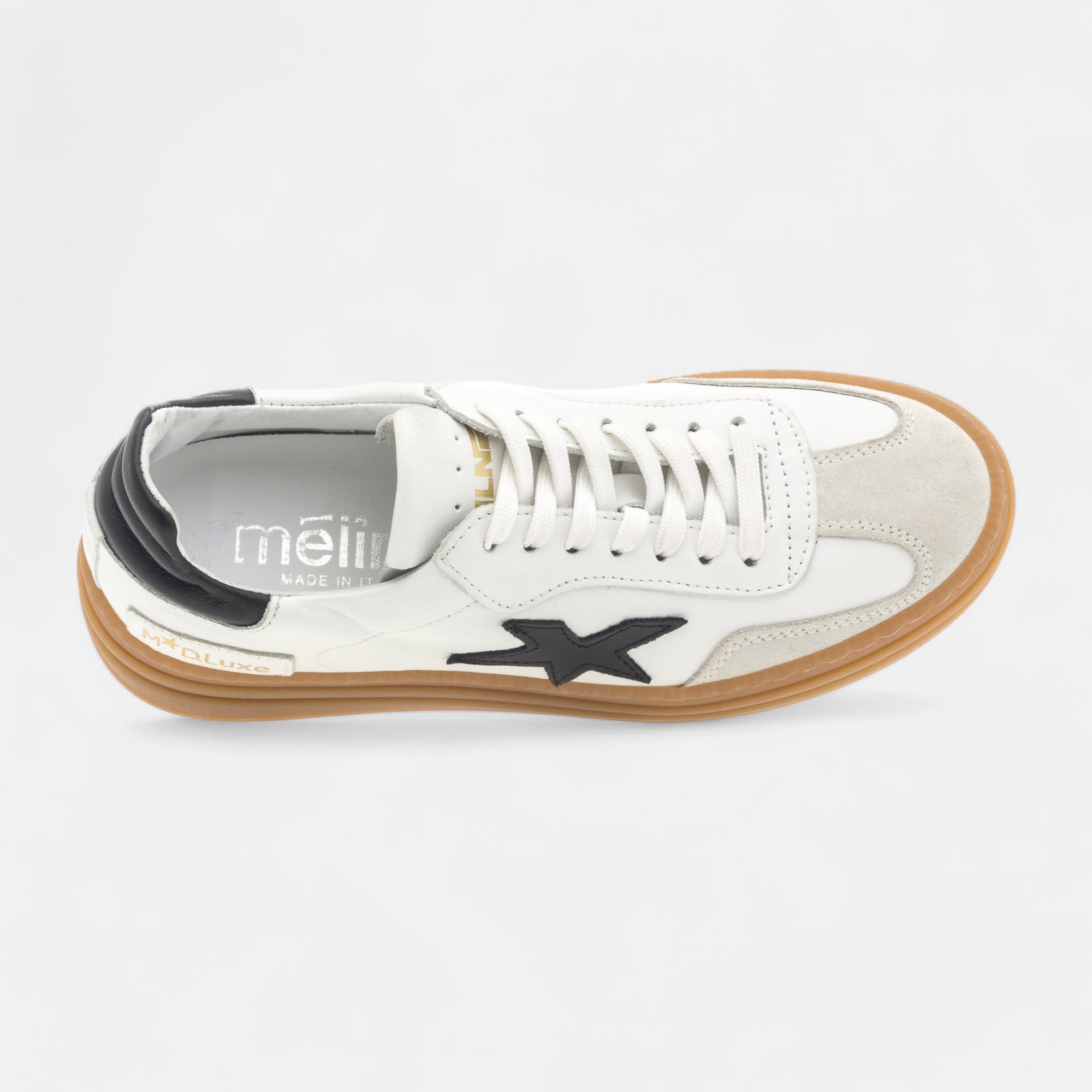 Baskets basses Femme en cuir blanc