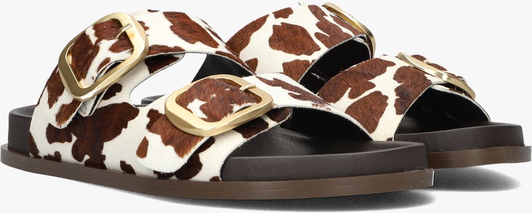 bruine notre-v slippers 227329