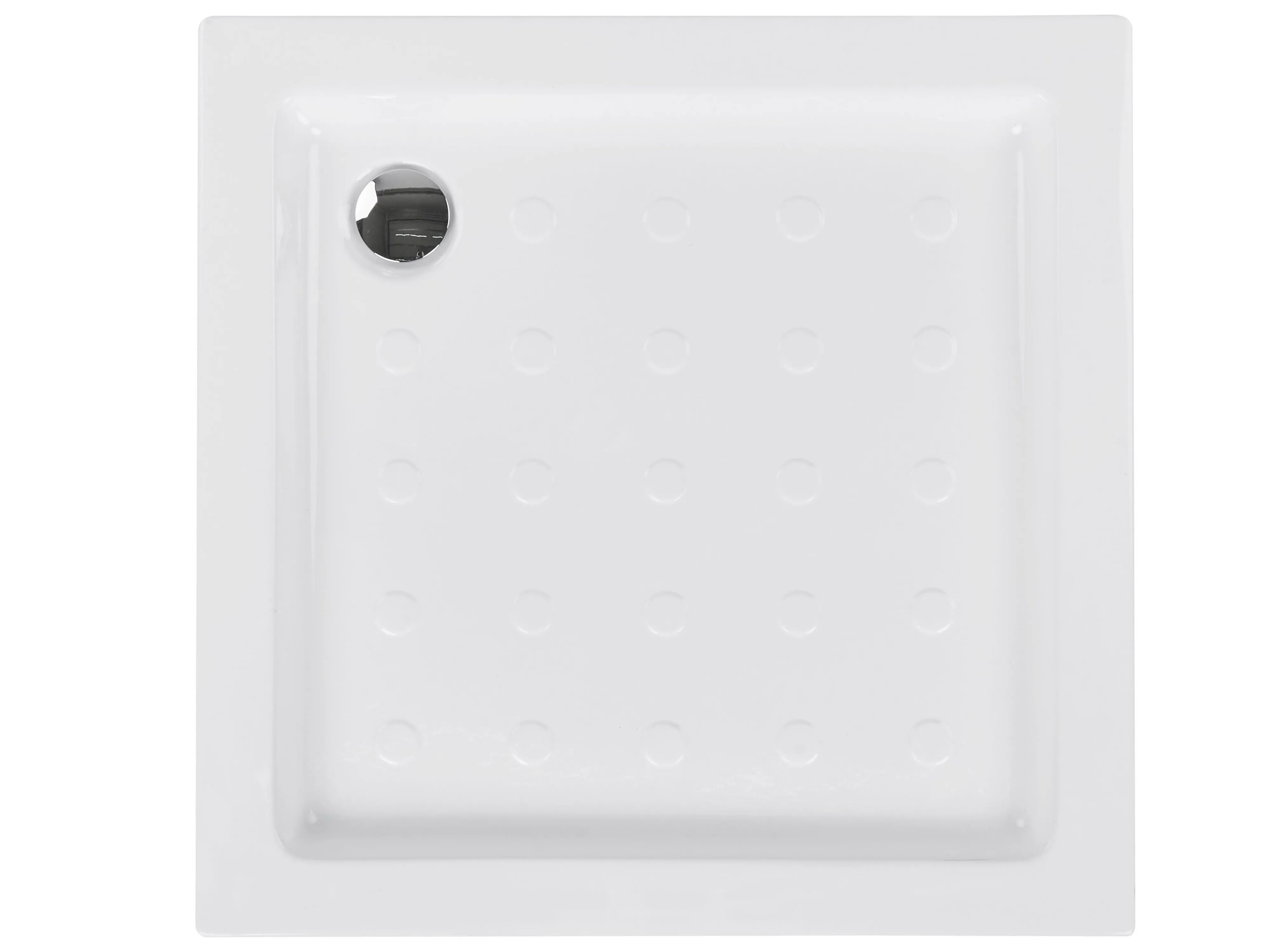 Douchebak ESTELI 90 x 90 x 7 cm Wit