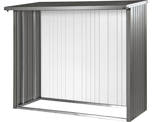 Biohort Woodstock 150 achterpaneel, 145,5 x 196,5 cm, kwartsgrijs metallic