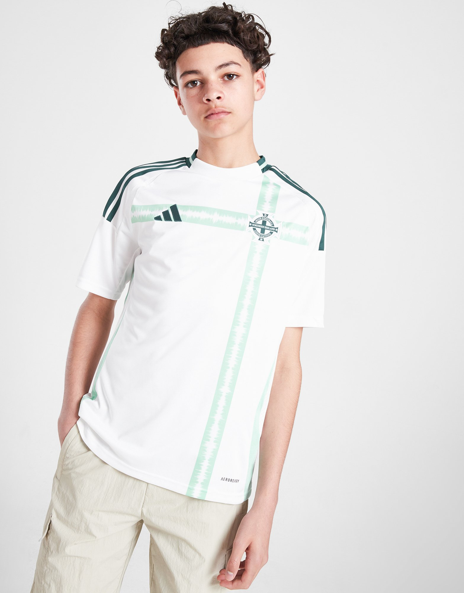 adidas Maillot Irlande du Nord 2024 Match Extérieur Junior