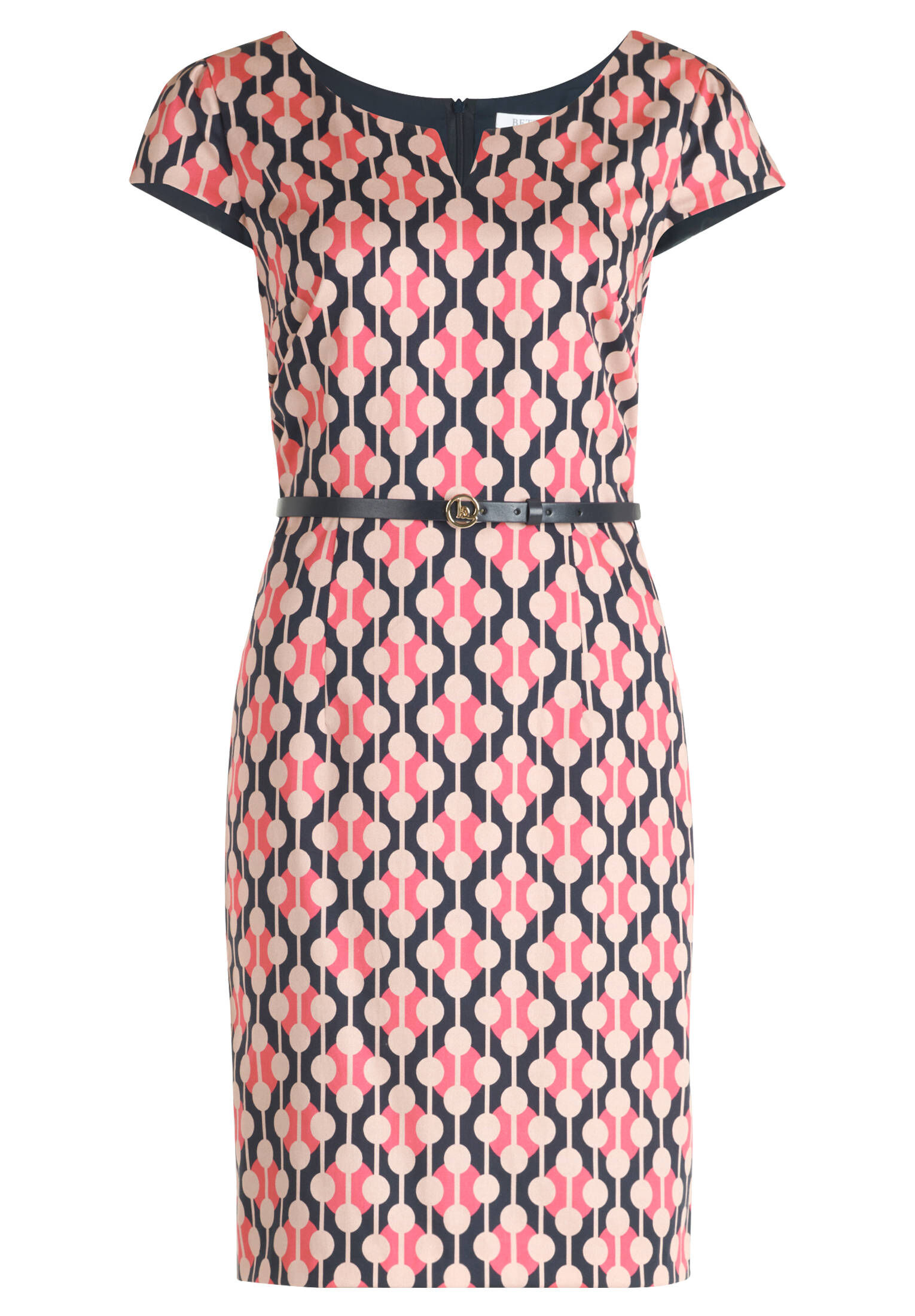 Betty & Co| Damen Etuikleid mit Print
