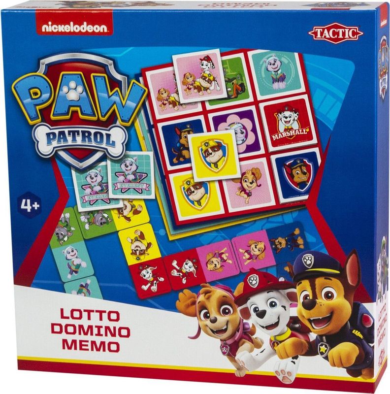 Paw Patrol - 3-in-1 - Kinderspel - Spelset - Divers Speelplezier