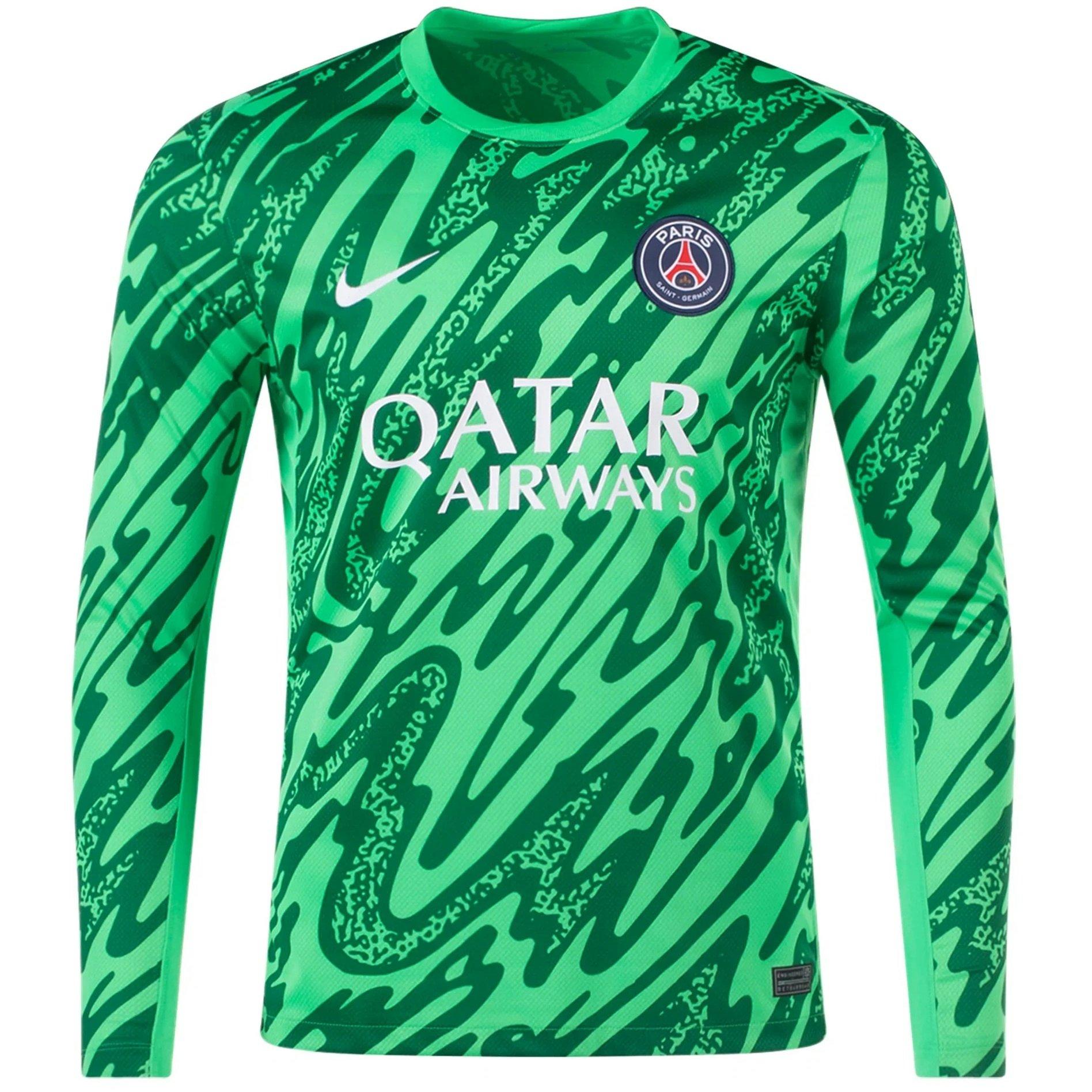 Nike Paris Saint Germain Long Sleeve Goalkeeper Shirt 2024 2025 Adults