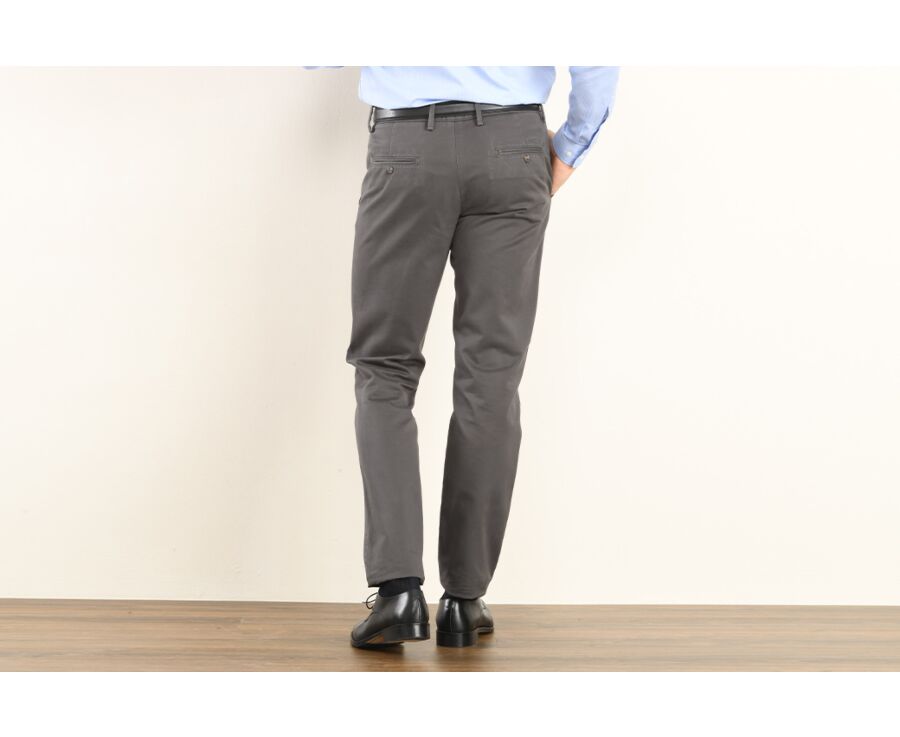 Pantalon chino homme Réglisse - NIGEL II