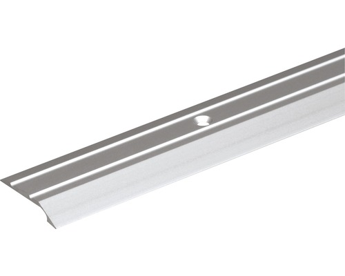 Eindprofiel, aluminium, zilver geanodiseerd, 30x6,5x2 mm, 2 m