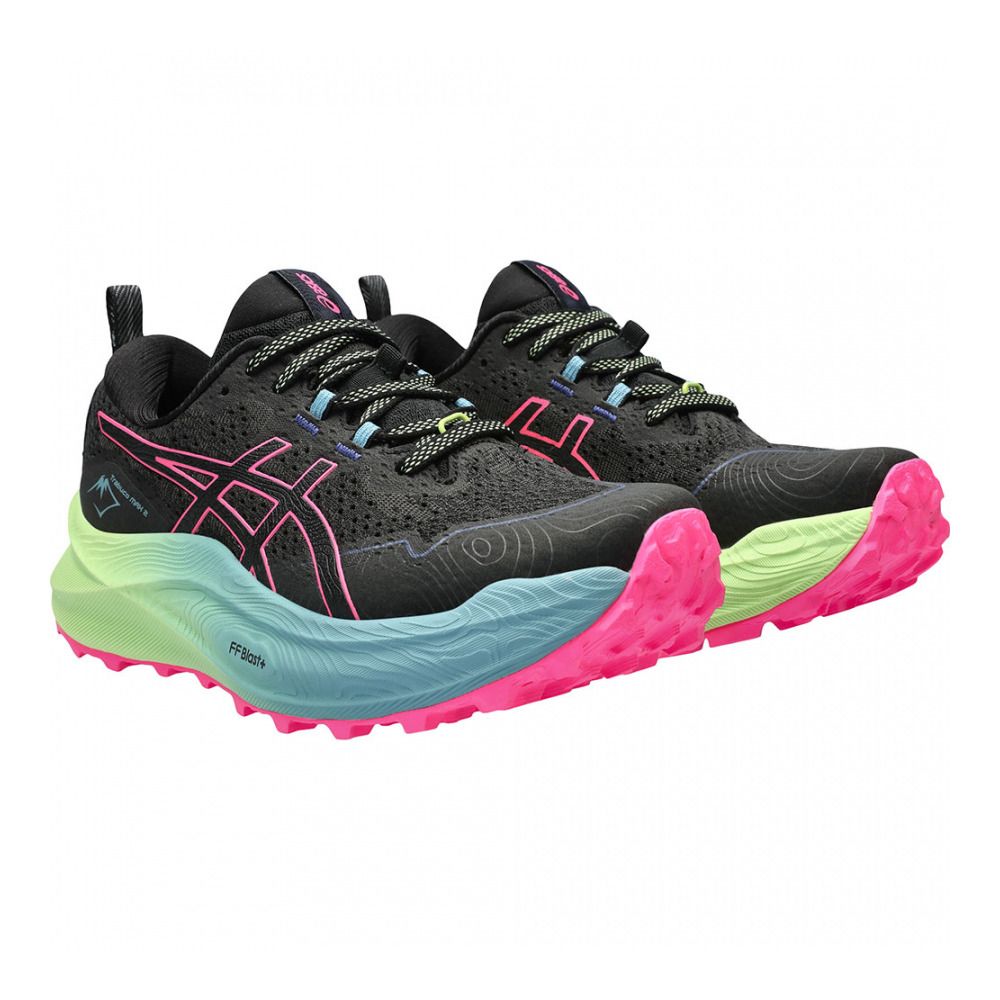Asics TRABUCO MAX 2 - Chaussures trail Femme black/hot pink