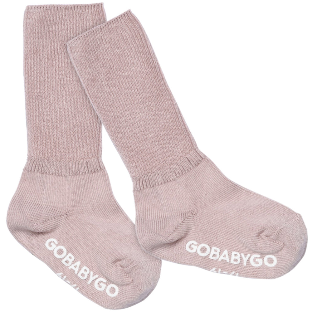 Køb Gobabygo Alt Rosa Non Slip Strømper Organic Bomuld