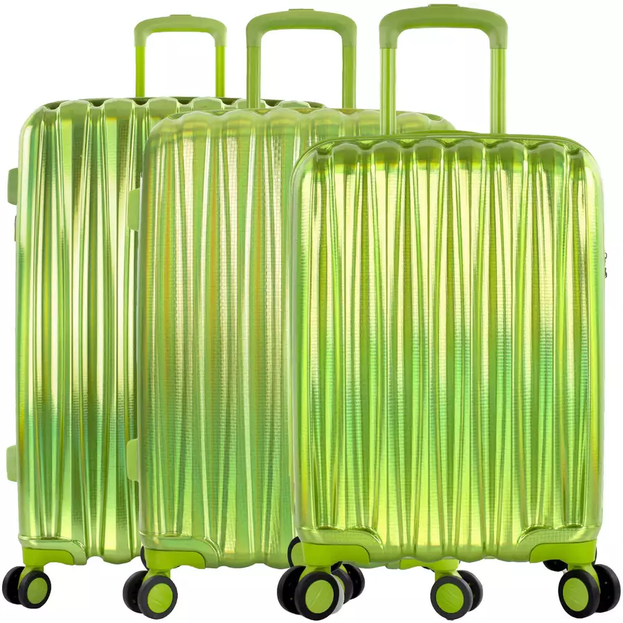 Heys Astro - 4-Rollen-Trolley Set 3tlg. LMS green