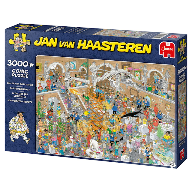 Jan Van Haasteren Gallery of Curiosities Puslespill 3000 brikker, Jumbo
