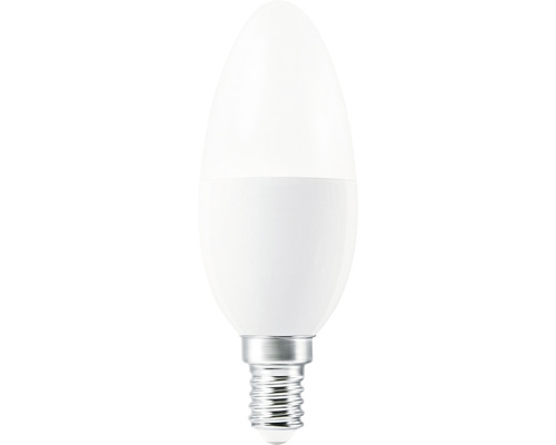 Ledvance Smart WIFI LED kaarslampen, dimbaar, B40 E14/5W (40W), mat, 470 lm, 2700 K, warm wit
