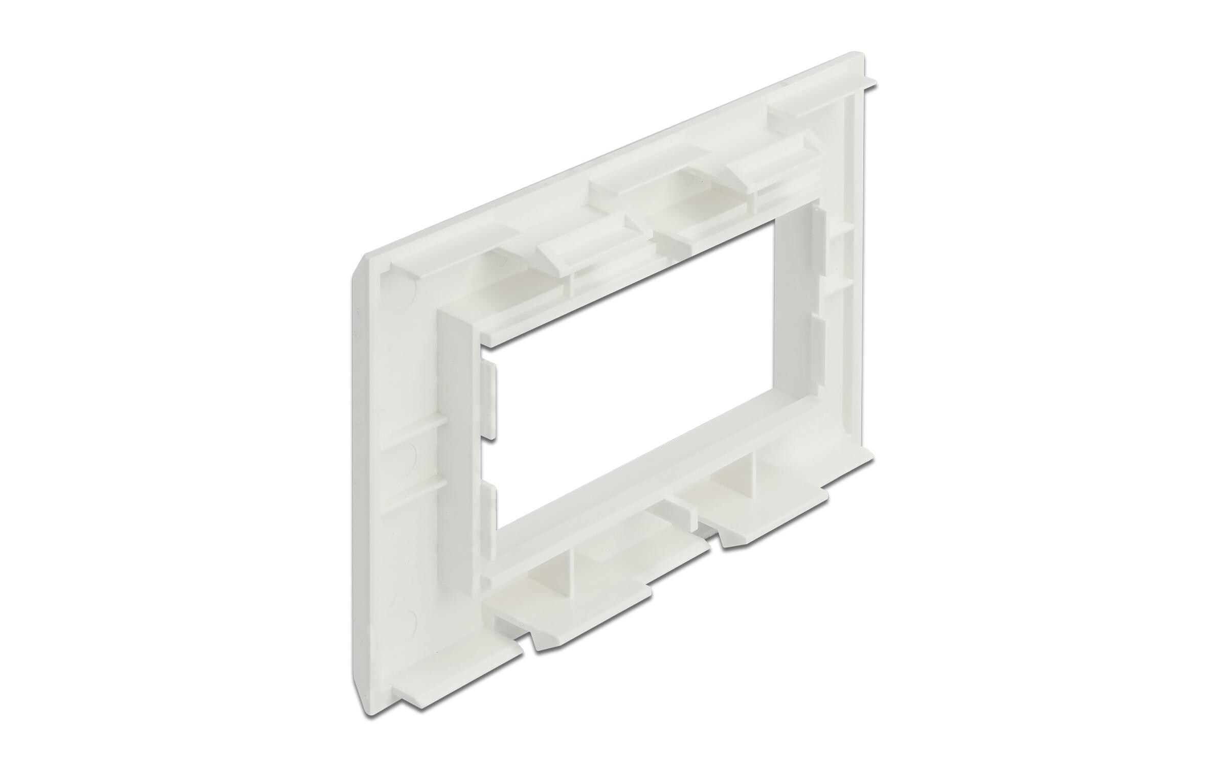 Easy 45 Modulträger für Geräteeinbaukanal 130 x 80 mmDelock Easy 45 Modulträger für Geräteeinbaukanal 130 x 80 mm