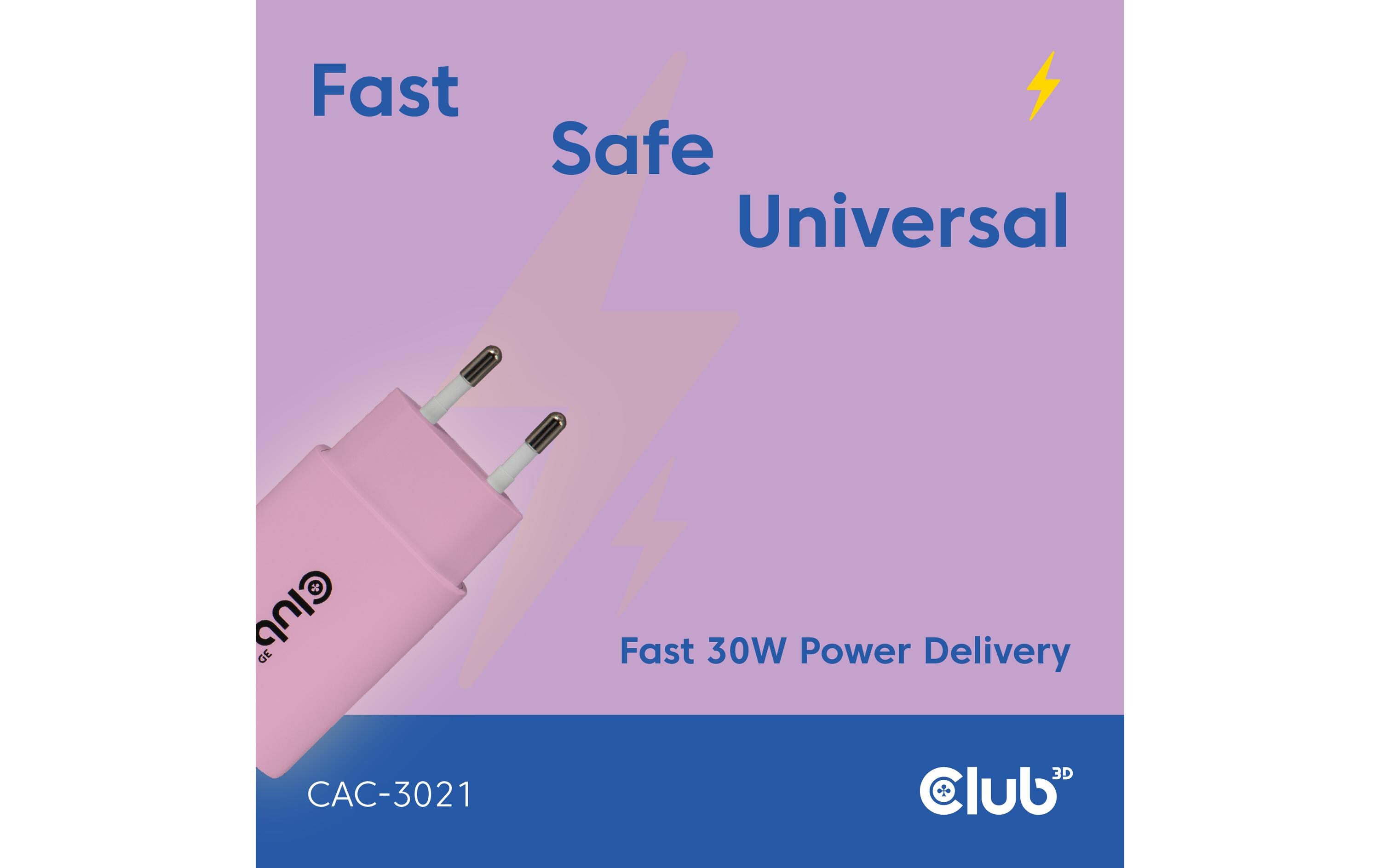 USB-Wandladegerät CAC-3021USB-Wandladegerät mit bis 30Watt Stärke