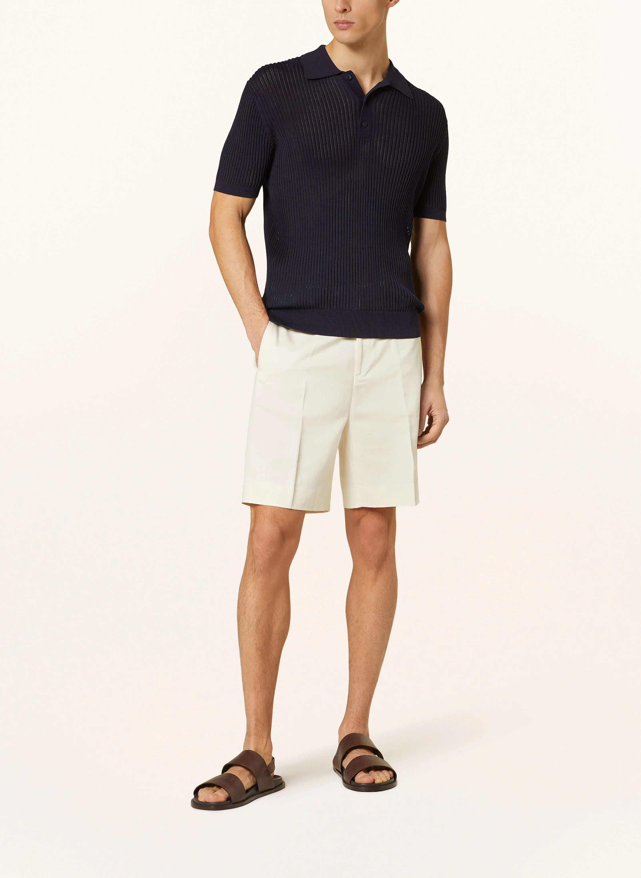 FRESCOBOL CARIOCA Strick-Poloshirt VIDAL Regular Fit