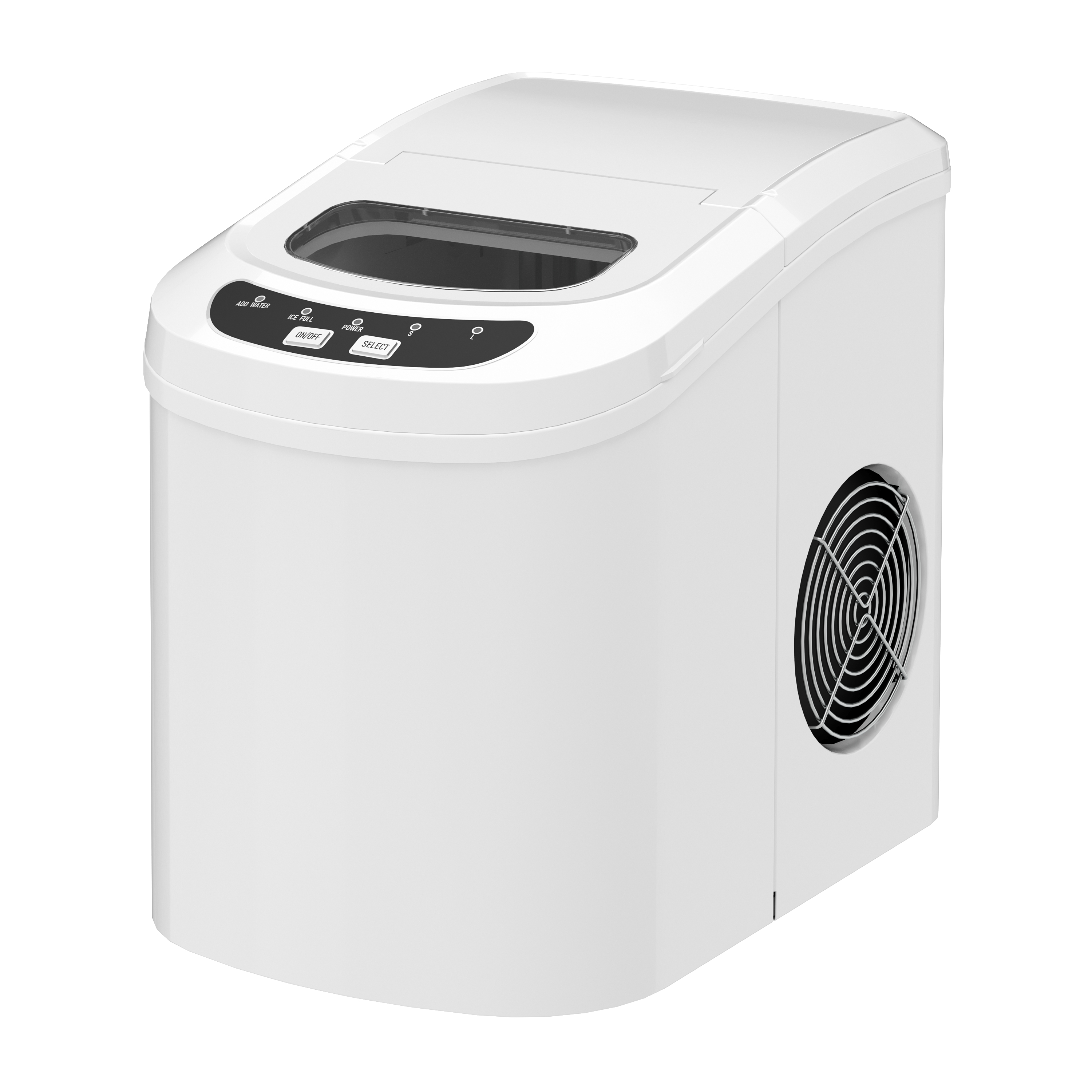 Eiswürfelmaschine weiss 2.2L - 12 kg / 24 h