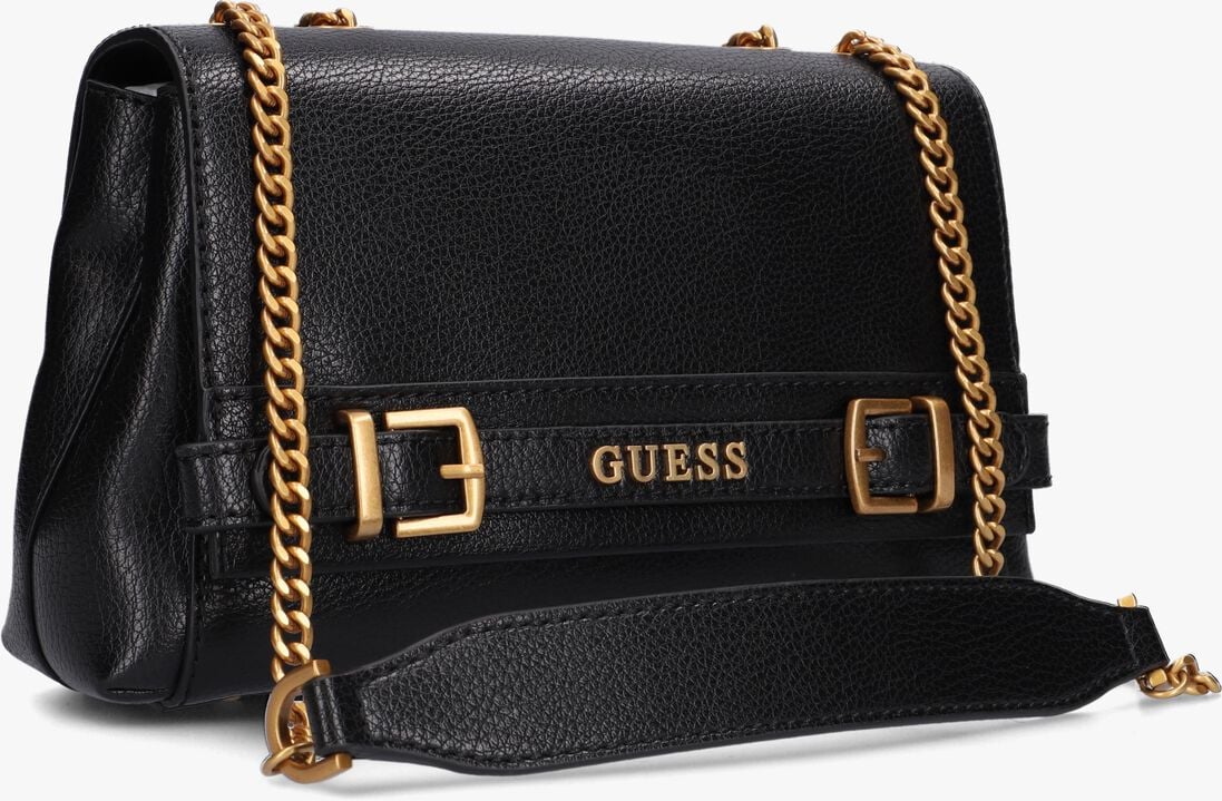 GUESS zwarte guess schoudertas sestri convertible crossbody
