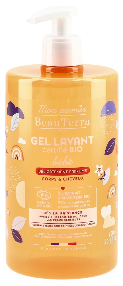 BEAUTERRA Baby Duschgel<br>750 ml, Flasche, Gel, mit Parfum Bio