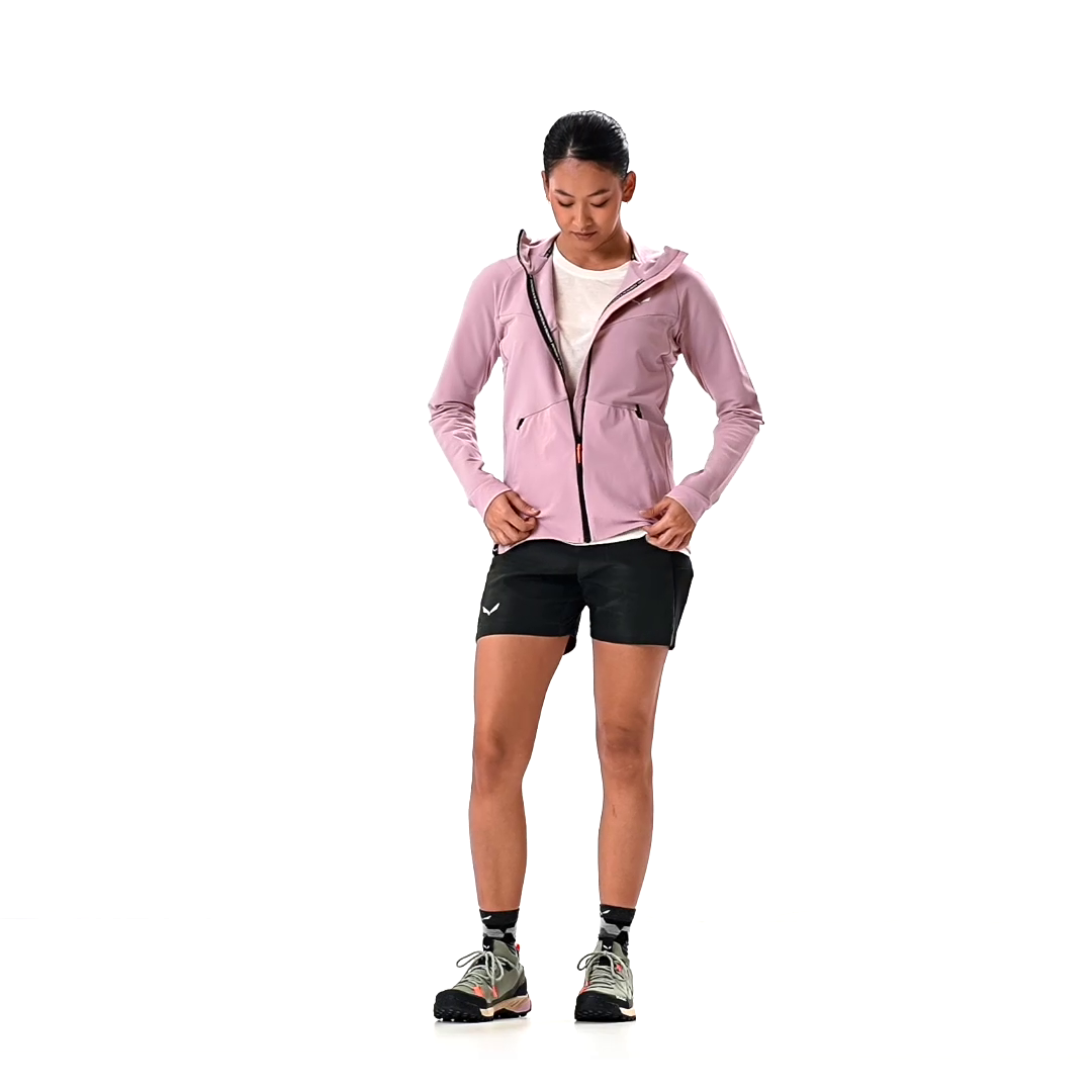 Puez Merino Durastretch Kapuzenjacke Damen