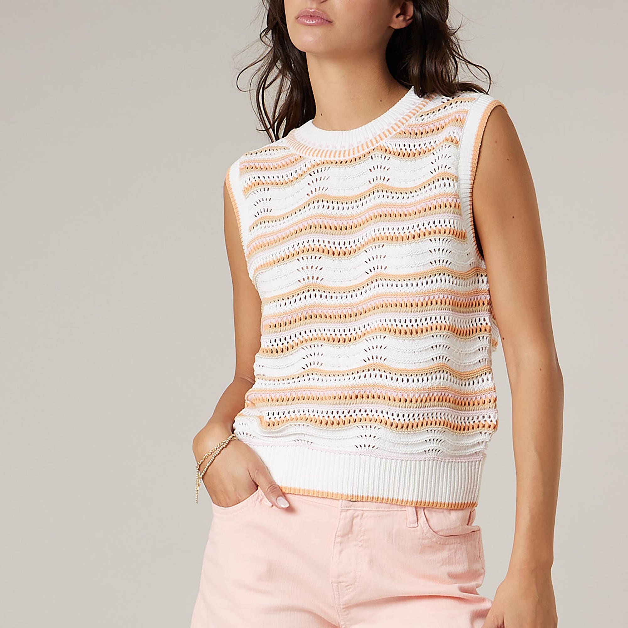 Pull Femme orange
