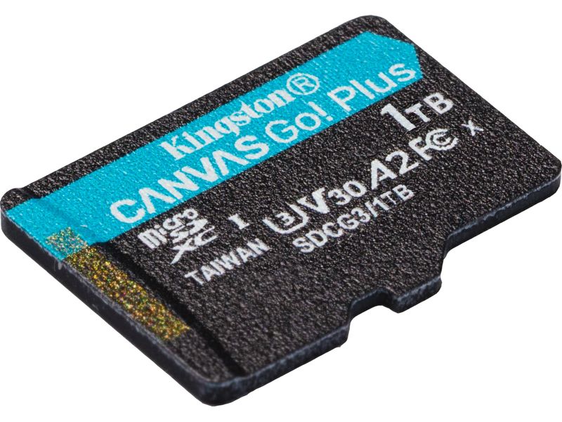 Kingston microSDXC-Karte Canvas Go! Plus 1 TB MicroSD-Karte, UHS-I, U3, V30, A2, 1000