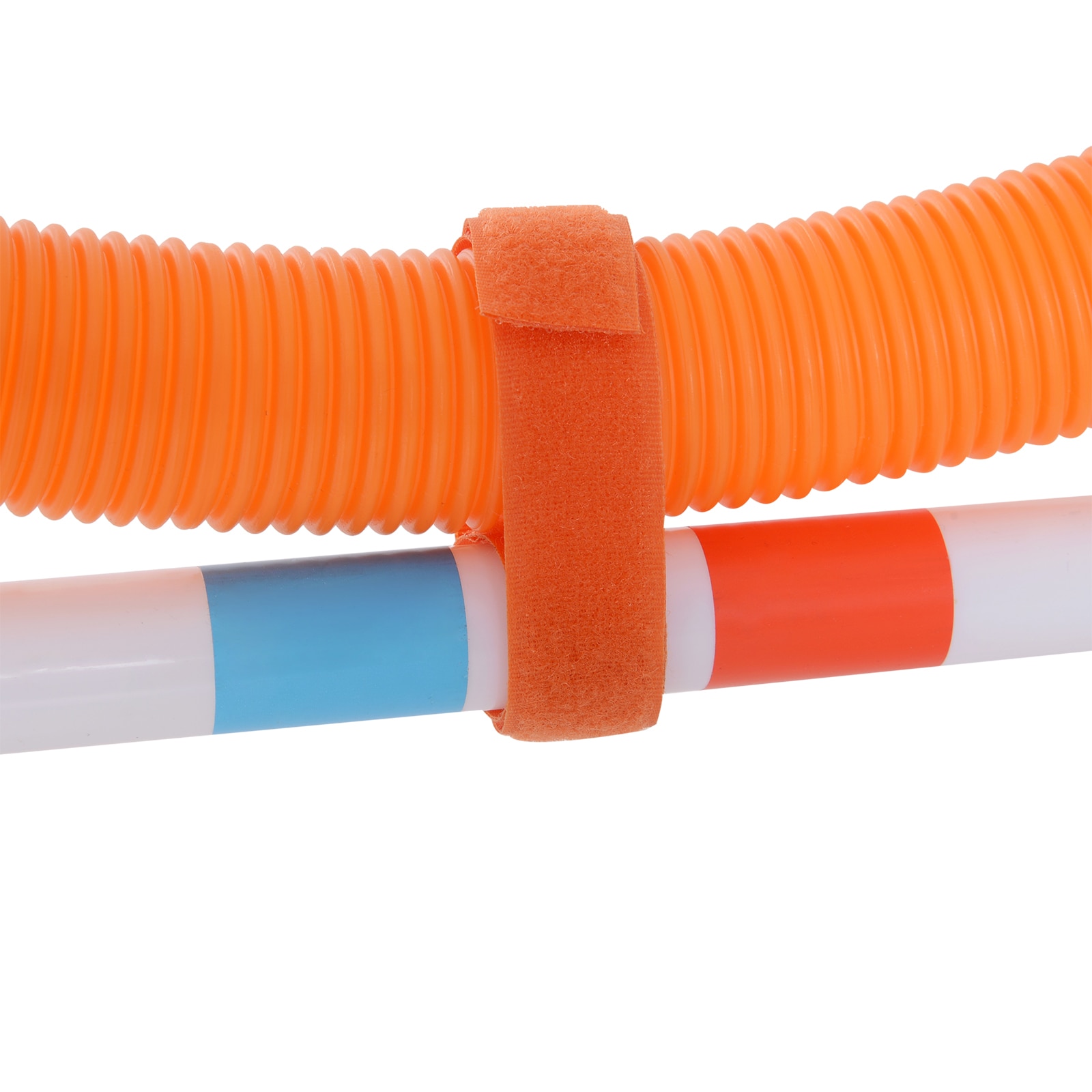 PawHut Hundetrainingsset mit Springring orange, weiß 74,5 x 66 x 91 cm (BxTxH)