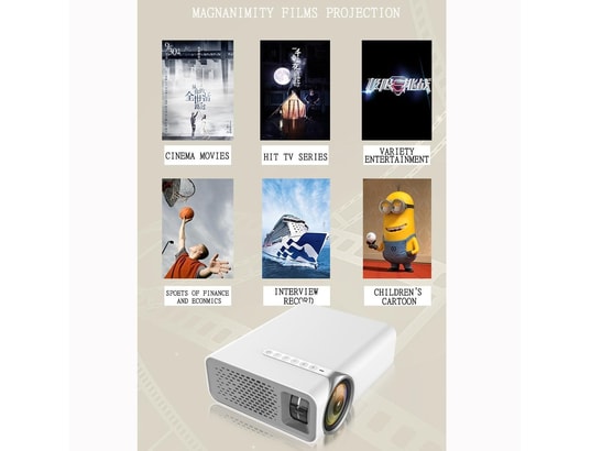 YONIS - Vidéoprojecteur Home Cinéma Vidéoprojecteur led portable 1800 lumens hdmi usb sd vga pou...