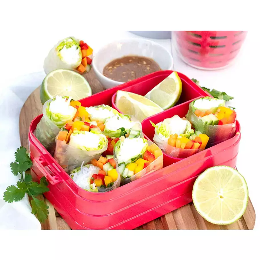 Mepal Lunchpot + Bento-Brotdose Ellipse + TAB 2er Set blau