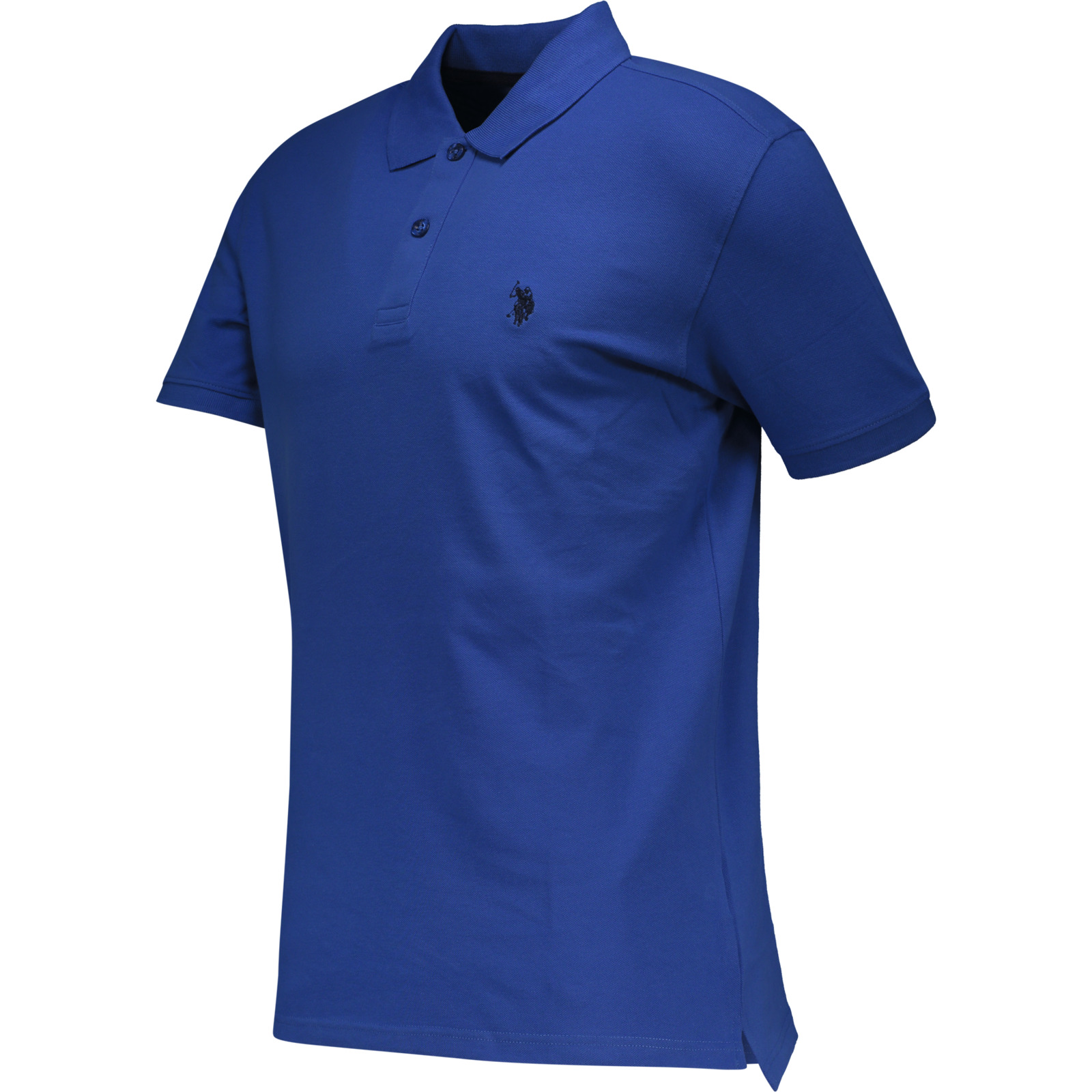 US Polo Assn Herren-Poloshirt uni M, mittelblau