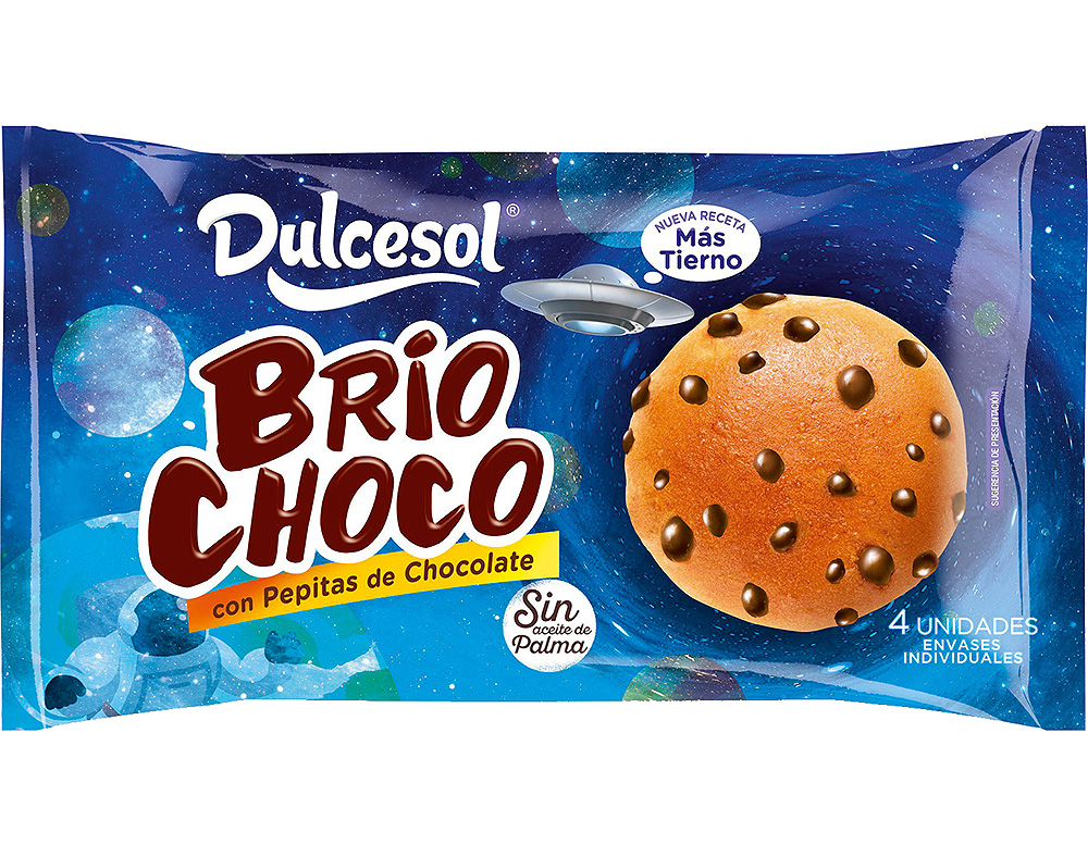 BRIOCHOCO DULCESOL 4UN 160G